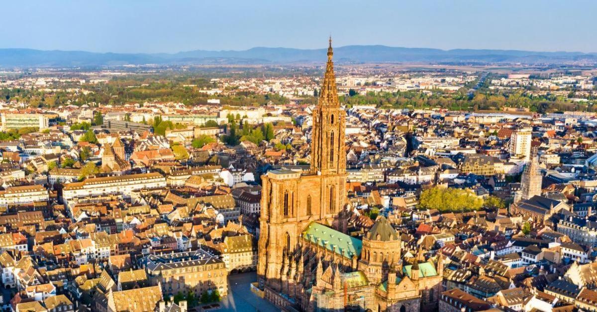 Appartement Rooftop - 5 Min Centre Ville Strasbourg シルティグアイム エクステリア 写真
