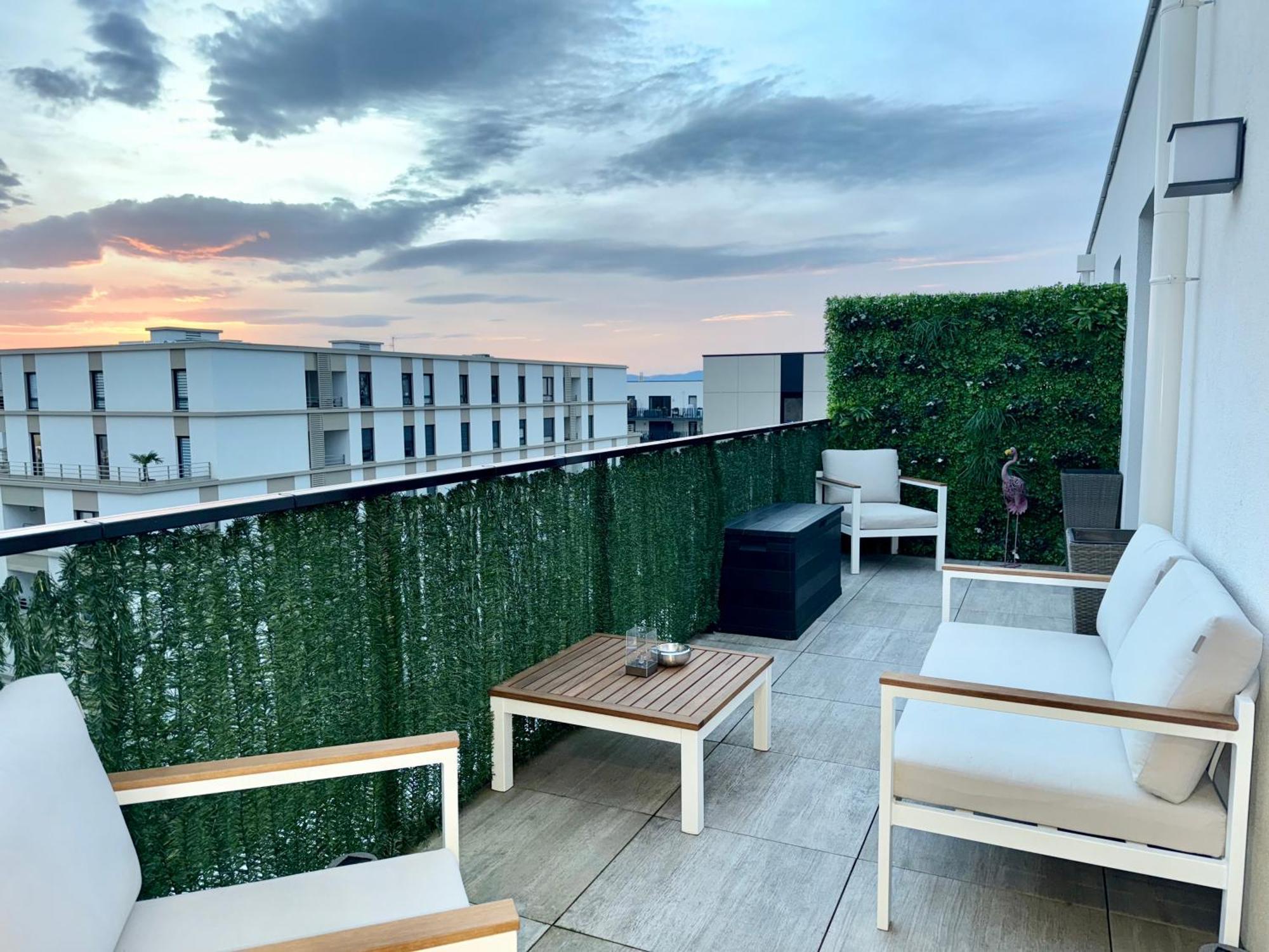 Appartement Rooftop - 5 Min Centre Ville Strasbourg シルティグアイム エクステリア 写真